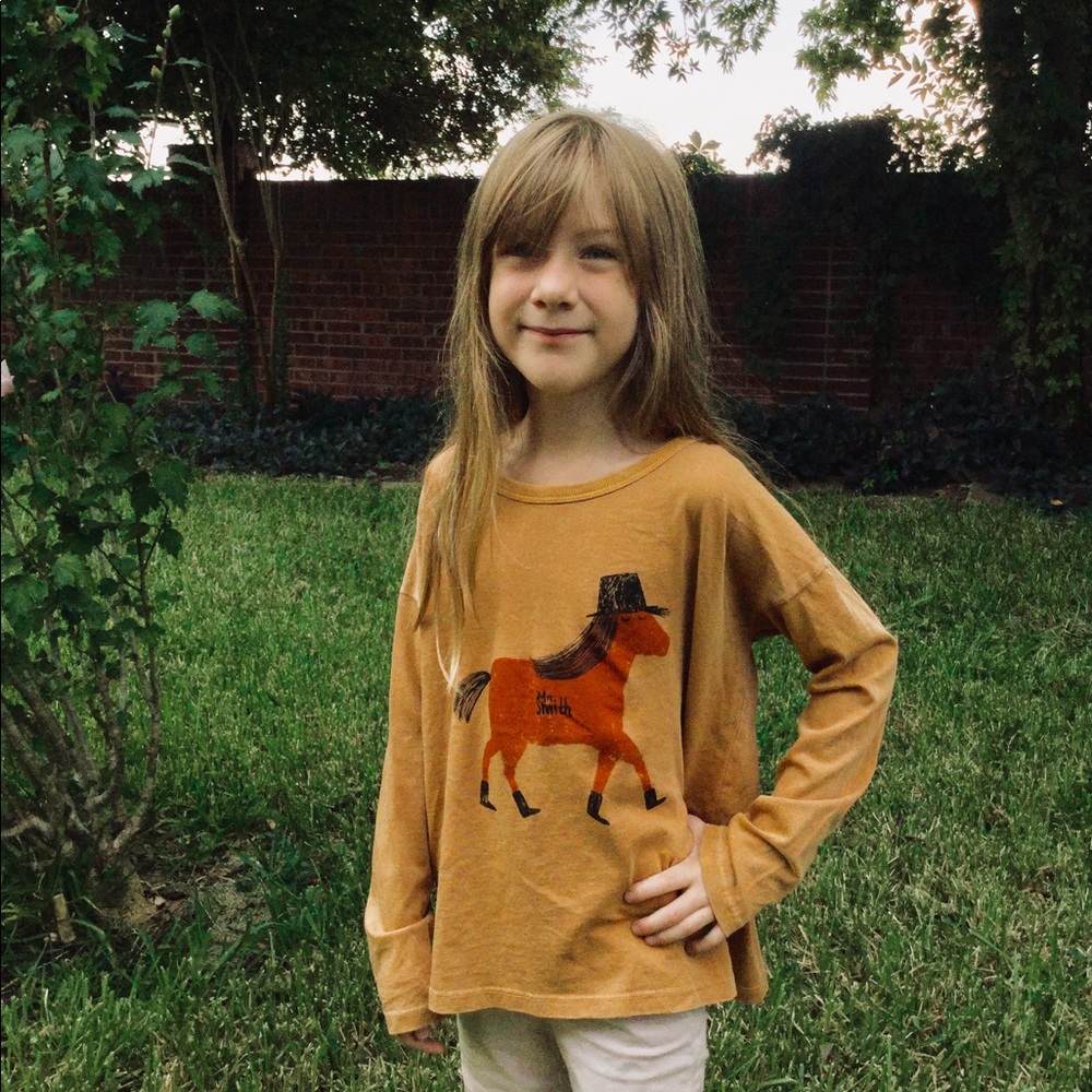 Bobo Choses Horse Tee-EUC